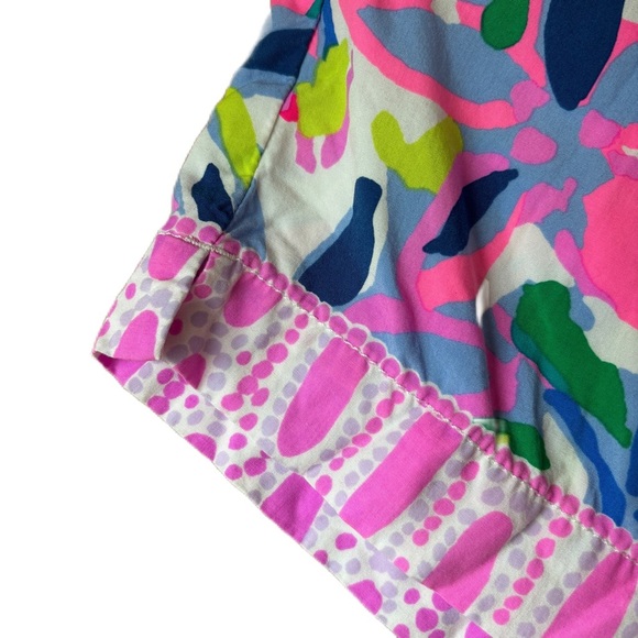 Lilly Pulitzer Katia Lounge Shorts Athletic Short Size Medium Havin a Blast Pink - Picture 7 of 8